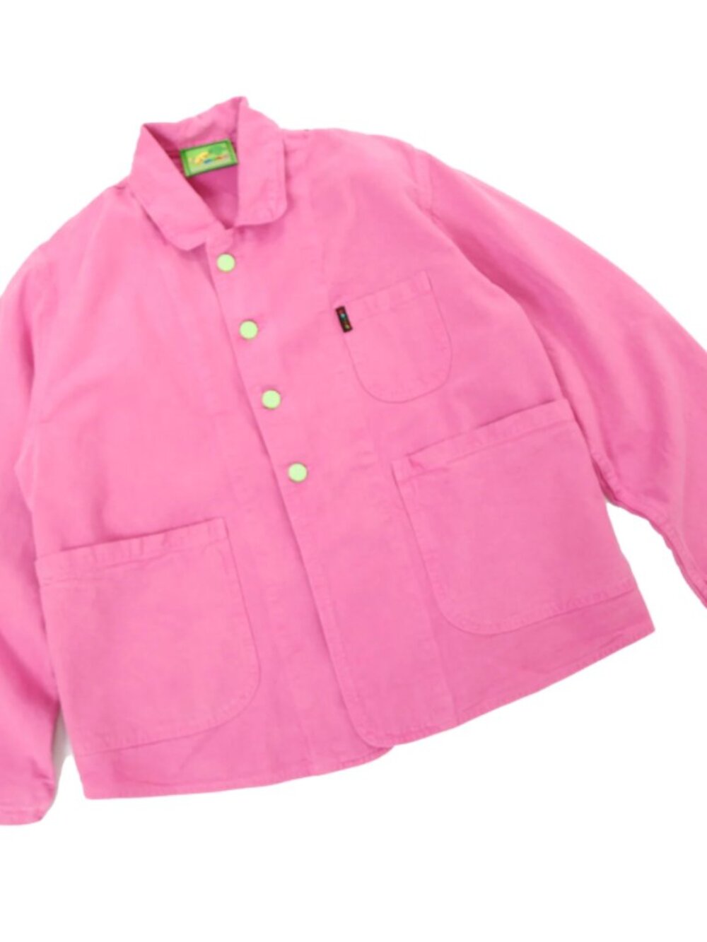 Meals Forager Chore Jacket in Donut Pink, Size Small - Picture 2 of 5